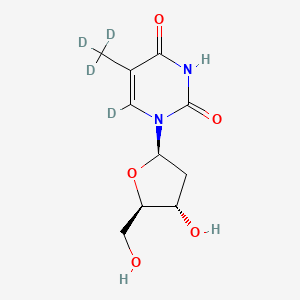 molecular formula C10H14N2O5 B1436274 Thymidine-A,A,A,6-D4 CAS No. 347841-67-2