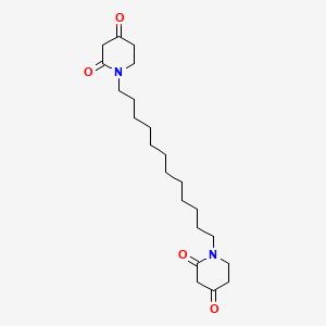 1,1'-(Dodecane-1,12-diyl)di(piperidine-2,4-dione)