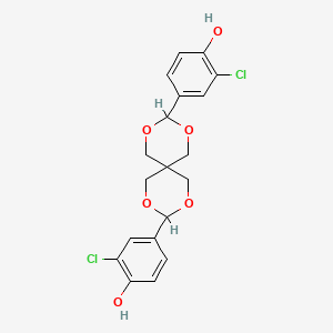 4,4'-(2,4,8,10-Tetraoxaspiro[5.5]undecane-3,9-diyl)bis(2-chlorophenol)