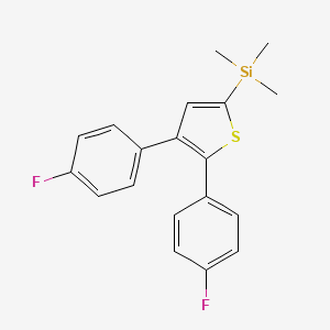 [4,5-Bis(4-fluorophenyl)thiophen-2-yl](trimethyl)silane