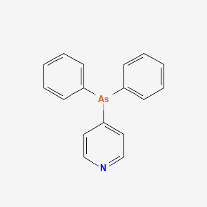 Pyridine, 4-(diphenylarsino)-