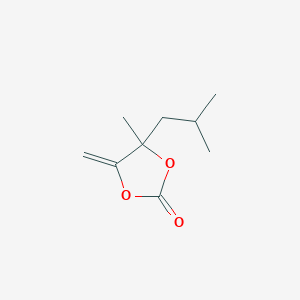 4-Methyl-5-methylidene-4-(2-methylpropyl)-1,3-dioxolan-2-one