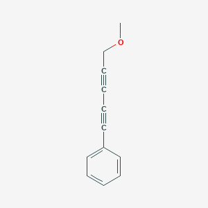 Benzene, (5-methoxy-1,3-pentadiynyl)-