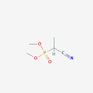 molecular formula C5H10NO3P B14362998 Dimethyl (1-cyanoethyl)phosphonate CAS No. 90250-79-6