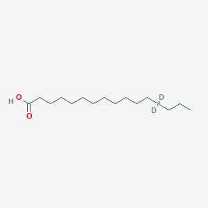 molecular formula C16H32O2 B1436305 Hexadecanoic-13,13-D2 acid CAS No. 62690-28-2