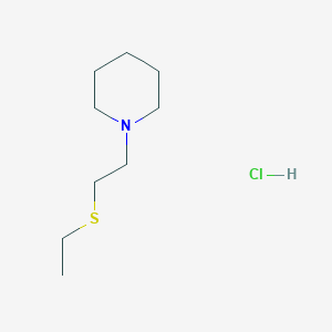 1-(2-Ethylsulfanylethyl)piperidine;hydrochloride