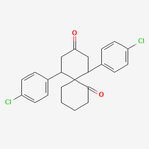 7,11-Bis(4-chlorophenyl)spiro[5.5]undecane-1,9-dione