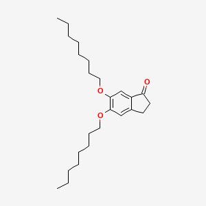 5,6-Bis(octyloxy)-2,3-dihydro-1H-inden-1-one