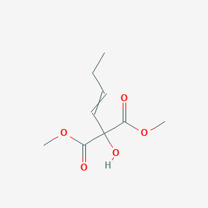 Dimethyl (but-1-en-1-yl)(hydroxy)propanedioate