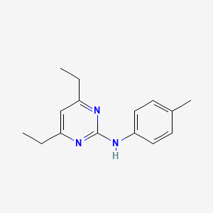 4,6-Diethyl-N-(4-methylphenyl)pyrimidin-2-amine