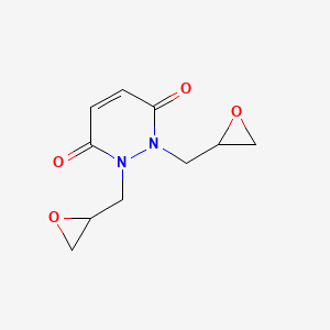 molecular formula C10H12N2O4 B14363357 1,2-Bis[(oxiran-2-yl)methyl]-1,2-dihydropyridazine-3,6-dione CAS No. 93561-83-2