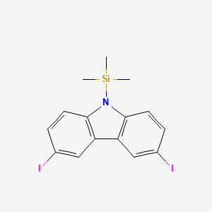 3,6-Diiodo-9-(trimethylsilyl)-9H-carbazole