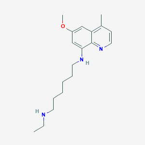 N~1~-Ethyl-N~6~-(6-methoxy-4-methylquinolin-8-yl)hexane-1,6-diamine