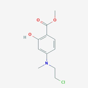 Methyl 4-[2-chloroethyl(methyl)amino]-2-hydroxybenzoate