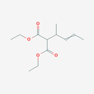 diethyl 2-[(Z)-pent-3-en-2-yl]propanedioate