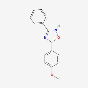 5-(4-Methoxyphenyl)-3-phenyl-2,5-dihydro-1,2,4-oxadiazole