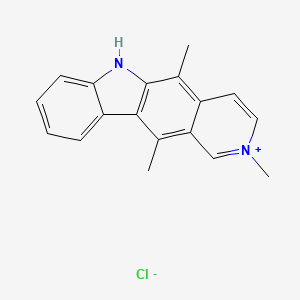 2,5,11-Trimethyl-6H-pyrido[4,3-b]carbazol-2-ium chloride