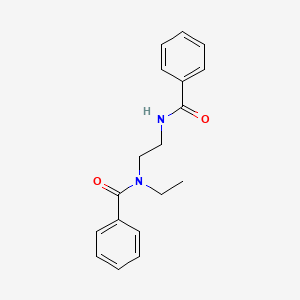 N-(2-Benzamidoethyl)-N-ethylbenzamide