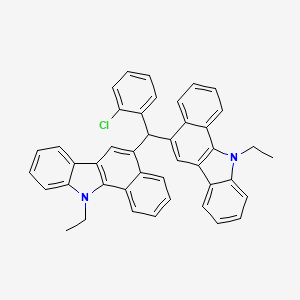 5,5'-[(2-Chlorophenyl)methylene]bis(11-ethyl-11H-benzo[a]carbazole)