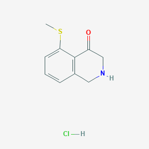 5-methylsulfanyl-2,3-dihydro-1H-isoquinolin-4-one;hydrochloride