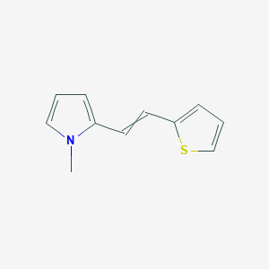 1-Methyl-2-[2-(thiophen-2-yl)ethenyl]-1H-pyrrole