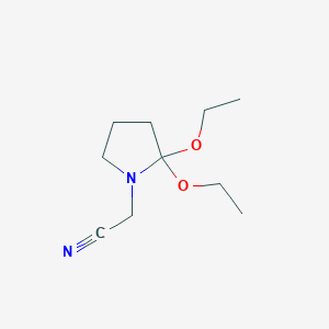 (2,2-Diethoxypyrrolidin-1-yl)acetonitrile