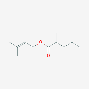 3-Methylbut-2-en-1-yl 2-methylpentanoate