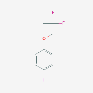 molecular formula C9H9F2IO B1436369 1-(2,2-Difluoropropoxy)-4-iodobenzene CAS No. 2206607-34-1