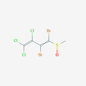 1,2-Dibromo-3,4,4-trichloro-1-(methanesulfinyl)buta-1,3-diene