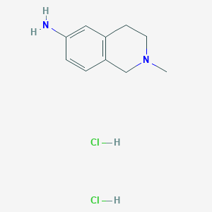 B1436372 2-Methyl-1,2,3,4-tetrahydroisoquinolin-6-amine dihydrochloride CAS No. 2139294-76-9