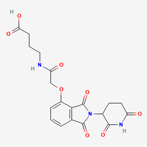 molecular formula C19H19N3O8 B1436379 E3 连接酶配体连接物 15 CAS No. 2308035-51-8