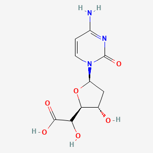 molecular formula C10H13N3O6 B1436389 5'-羧基-2'-脱氧胞苷 CAS No. 4603-72-9