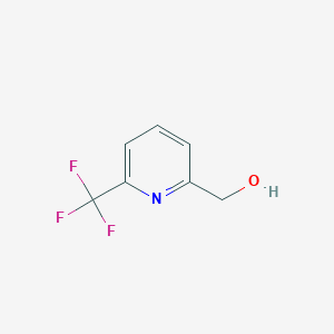 molecular formula C7H6F3NO B143639 （6-(三氟甲基)吡啶-2-基)甲醇 CAS No. 131747-53-0