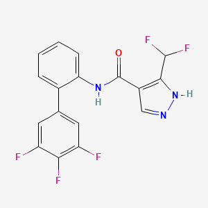 molecular formula C17H10F5N3O B1436393 氟吡菌酰-N-去甲基 CAS No. 2056235-52-8