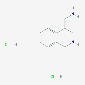 molecular formula C10H16Cl2N2 B1436396 4-甲基-1,2,3,4-四氢异喹啉-4-基甲胺二盐酸盐 CAS No. 6828-18-8
