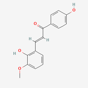 molecular formula C16H14O4 B1436402 4',2-二羟基-3-甲氧基查耳酮 CAS No. 206194-33-4