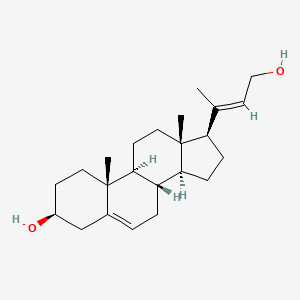 molecular formula C23H36O2 B1436411 (3β,20E)-24-去胆烯-5,20(22)-二烯-3,23-二醇 CAS No. 53495-21-9