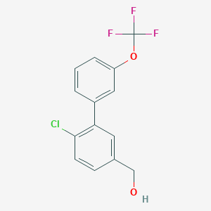 B1436430 6-Chloro-3'-(trifluoromethoxy)biphenyl-3-methanol CAS No. 1261501-45-4