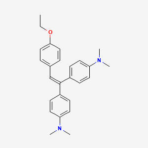 4,4'-[2-(4-Ethoxyphenyl)ethene-1,1-diyl]bis(N,N-dimethylaniline)