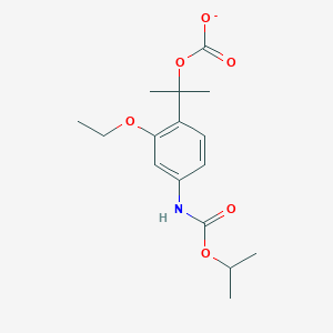 2-[2-Ethoxy-4-({[(propan-2-yl)oxy]carbonyl}amino)phenyl]propan-2-yl carbonate