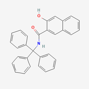 3-Hydroxy-N-(triphenylmethyl)naphthalene-2-carboxamide