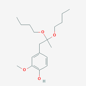 4-(2,2-Dibutoxypropyl)-2-methoxyphenol