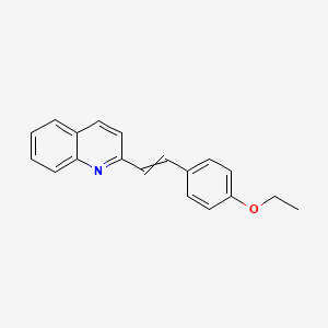 Quinoline, 2-[2-(4-ethoxyphenyl)ethenyl]-