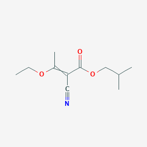 2-Methylpropyl 2-cyano-3-ethoxybut-2-enoate