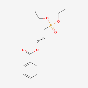 3-(Diethoxyphosphoryl)prop-1-en-1-yl benzoate