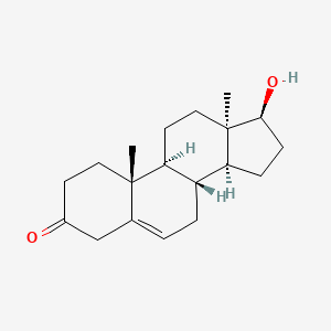 molecular formula C19H28O2 B1436455 (8R,9S,10R,13S,14S,17S)-17-羟基-10,13-二甲基-4,7,8,9,10,11,12,13,14,15,16,17-十二氢-1H-环戊并[a]菲并芘-3(2H)-酮 CAS No. 571-25-5