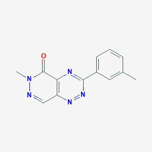 6-Methyl-3-(3-methylphenyl)pyridazino[4,5-e][1,2,4]triazin-5(6H)-one