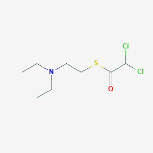 S-[2-(Diethylamino)ethyl] dichloroethanethioate