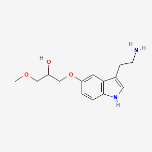 1-{[3-(2-Aminoethyl)-1H-indol-5-yl]oxy}-3-methoxypropan-2-ol