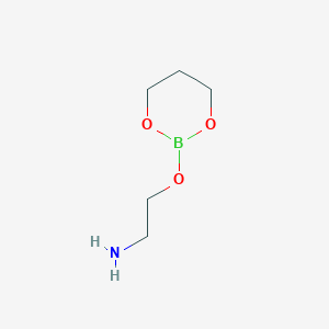 2-[(1,3,2-Dioxaborinan-2-yl)oxy]ethan-1-amine